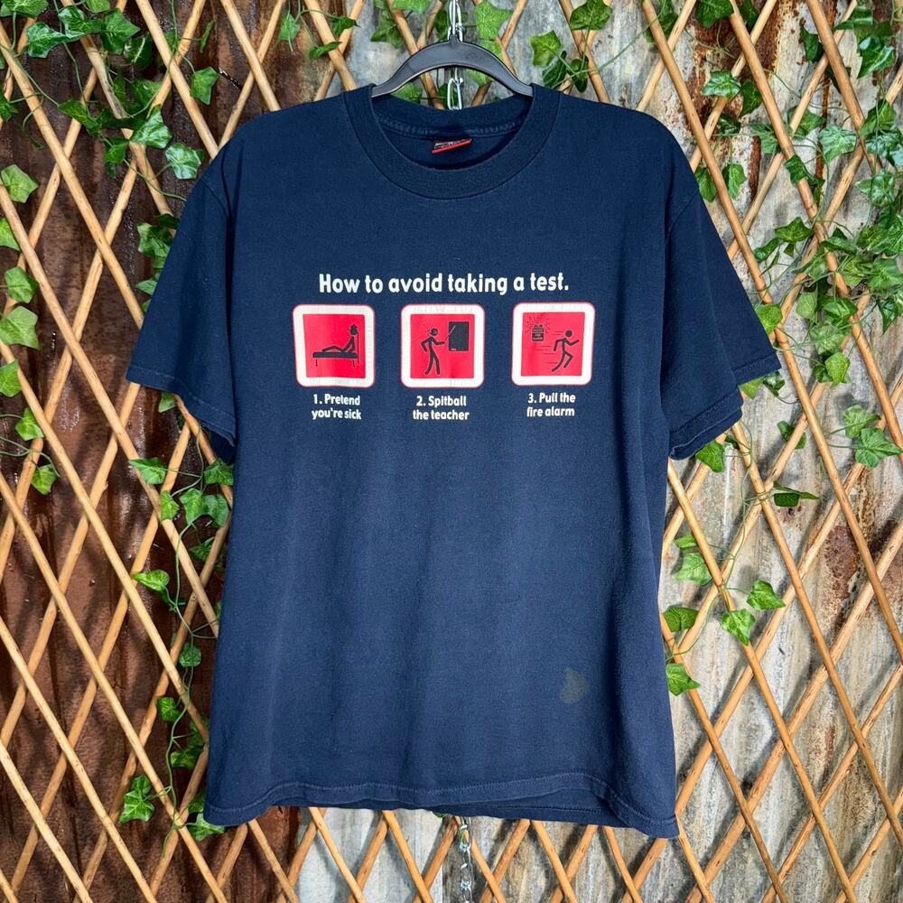 Vintage Y2k How To Avoid Taking A Test Instructio… - image 1